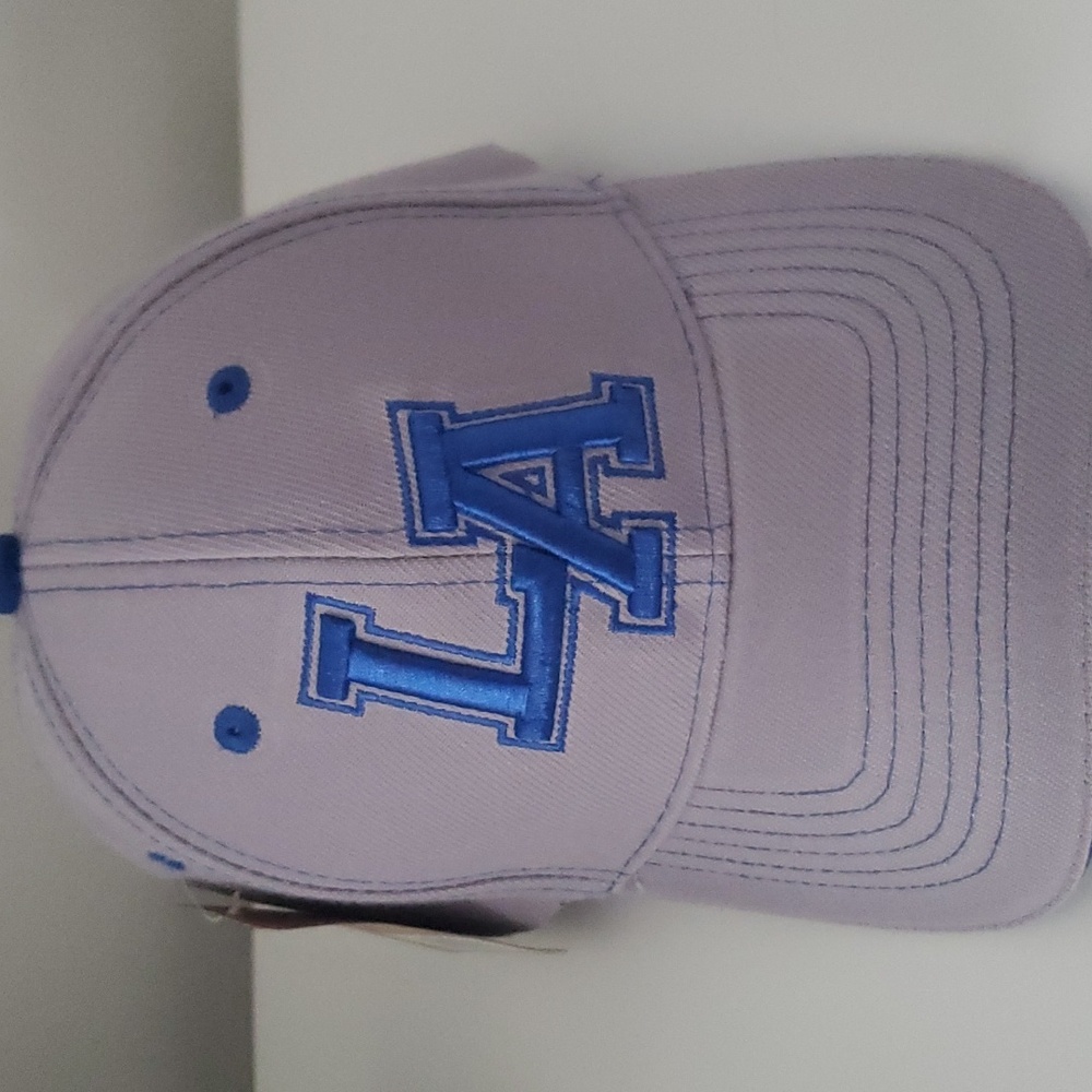 Los Angeles (LA) Baseball Cap - grey and blue